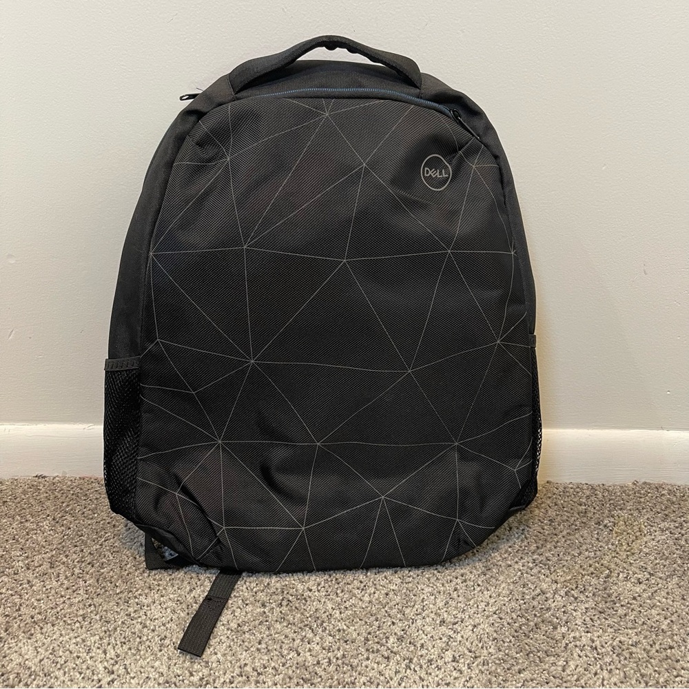 Dell Black‎ Backpack with Geometric Pattern